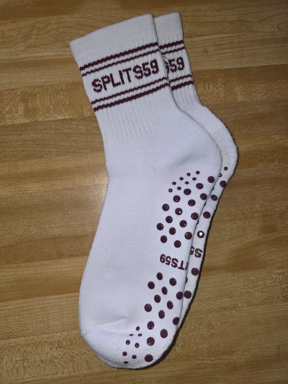 Splits59 Crew Socks White Medium Large #SOK2 - Picture 6 of 6